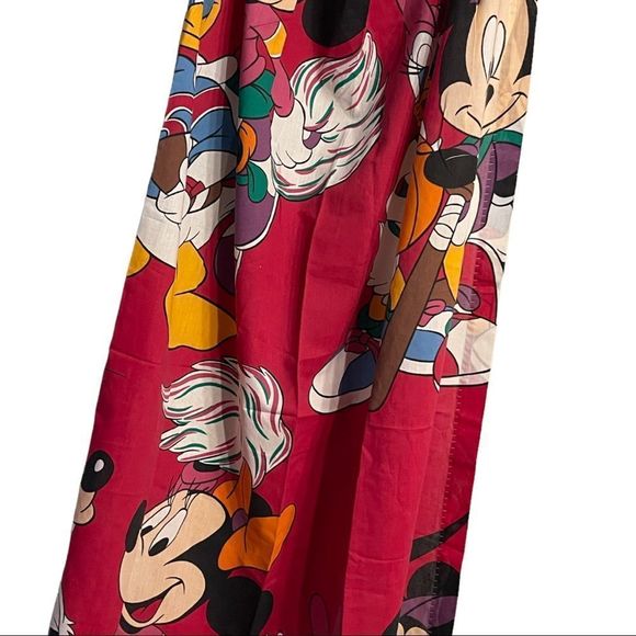 LVintage 80s Disney Mickey Mouse & Friends Sports curtains - Picture 2 of 5